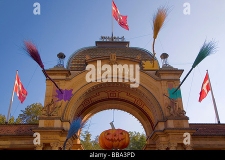 Halloween in Tivoli, Copenhagen, Denmark, Europe Stock Photo - Alamy