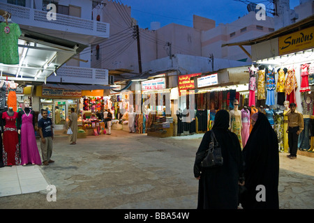 The Mutrah souk in Mutrah Muscat Sultanate of Oman Stock Photo