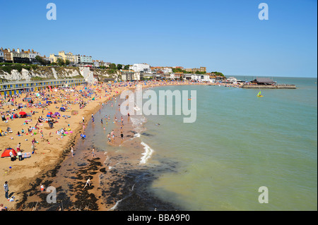 thanet, Broadstairs beach marina seafront sea uk Stock Photo