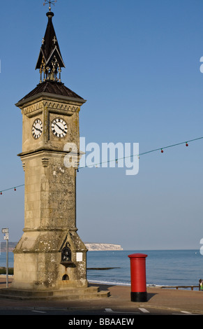 Shanklin Clock Tower Isle of Wight Hampshire Stock Photo