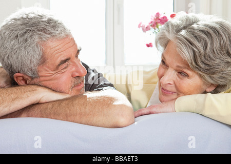 A senior couple, portrait Stock Photo