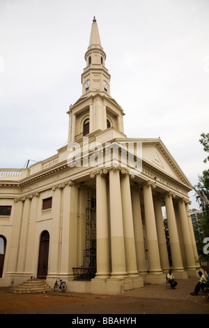 St Andrews Kirk in Chennai, India. This fine example of Gerogian architecture was built at the behest of Scots settlers. Stock Photo