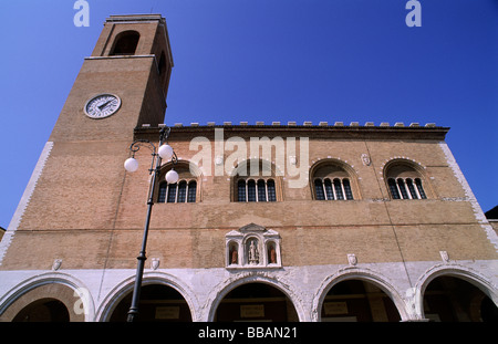 Italy, Le Marche, Fano, palazzo della ragione Stock Photo