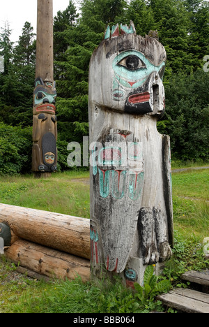 Saxman Native Village Totem Park Ketchikan Alaska USA Stock Photo - Alamy