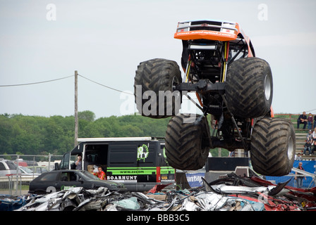 The Main Event, FIA European Drag Racing at Santa Pod Raceway, Wellingborough, UK Stock Photo