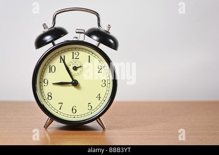Retro alarm clock Stock Photo
