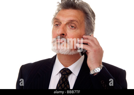 man on call waiting Stock Photo