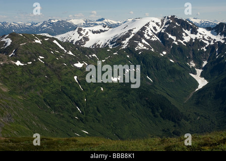 View from Mount Roberts Juneau Alaska USA Stock Photo