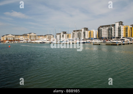 UNITED KINGDOM, ENGLAND, 10th May 2009. Sovereign Harbour, Eastbourne, East Sussex. Stock Photo