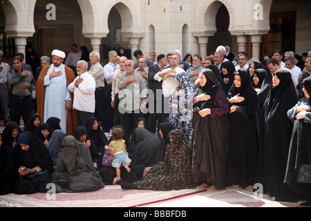 Sayyidah Ruqayya Mosque in The Al-Amara district of Damascus Syria. Stock Photo