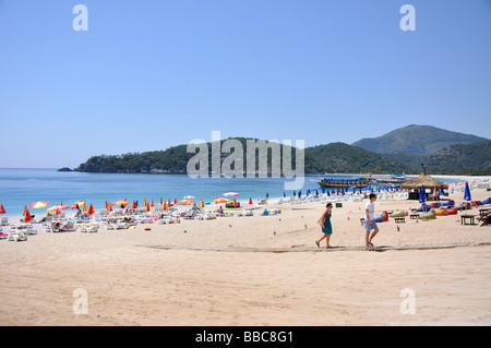 Oludeniz Beach, Oludeniz, Mugla Province, Republic of Türkiye Stock Photo