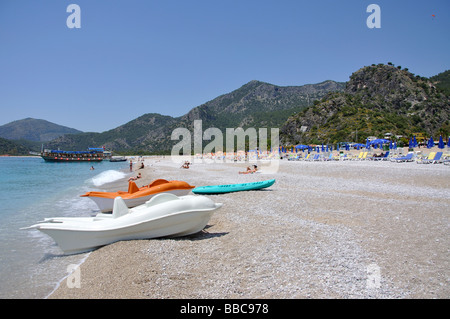 Oludeniz Beach, Oludeniz, Mugla Province, Republic of Türkiye Stock Photo