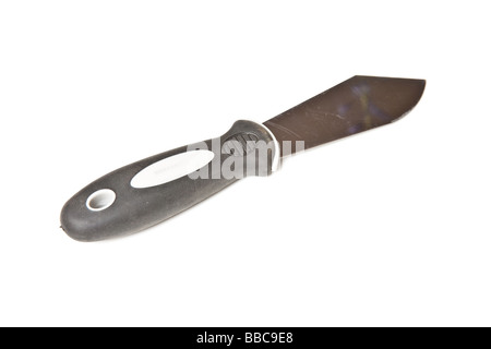 putty knife isolated on a white studio background Stock Photo