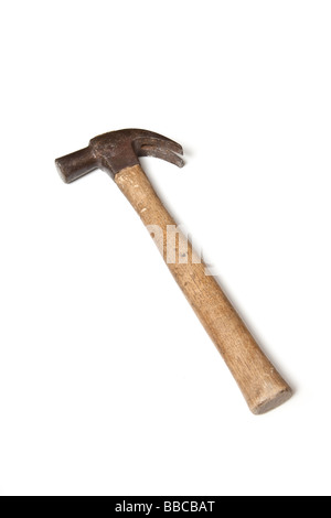Hammer isolated on a white studio background Stock Photo