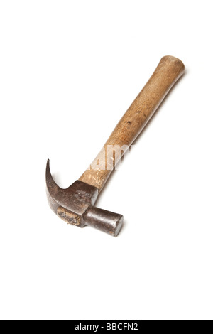 Hammer isolated on a white studio background Stock Photo