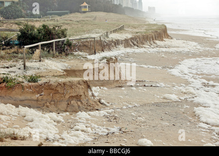 erosion coast australia beach storm activity gold after alamy