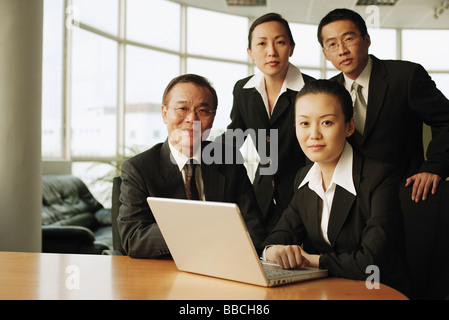 Group of executives, portrait Stock Photo