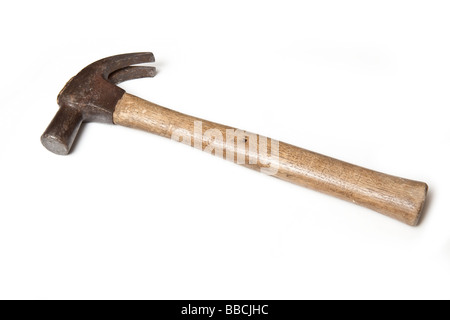 Hammer isolated on a white studio background Stock Photo