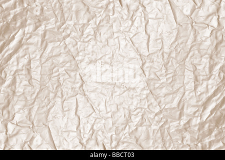 Crumpled Foil Background Stock Photo