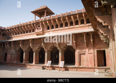 Jahangiri Mahal, Agra Fort, also known as Red Fort, Agra, Uttar Pradesh, India Stock Photo