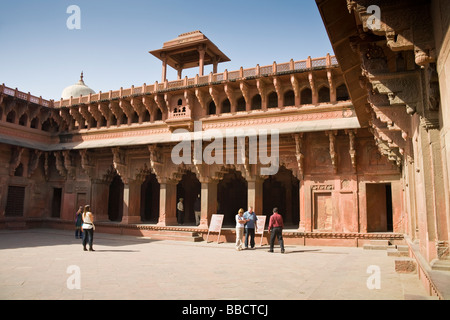 Jahangiri Mahal, Agra Fort, also known as Red Fort, Agra, Uttar Pradesh, India Stock Photo