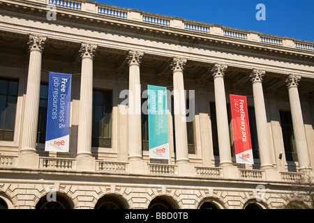 Free Library on Logan Square Philadelphia Pennsylvania USA Stock Photo