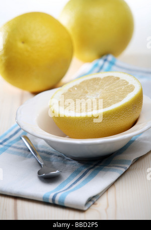 yellow grapefruit Stock Photo