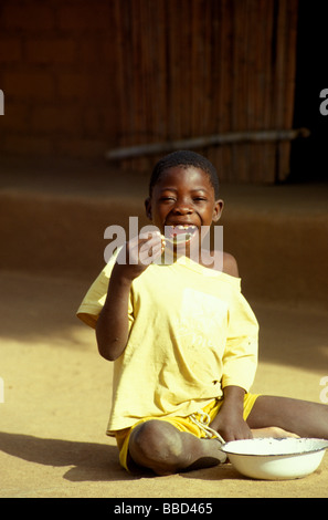 Nyanja boy lake niassa mozambique Stock Photo