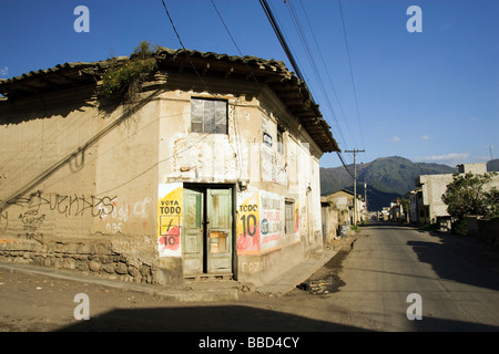 Street scene - San Pablo, near Otavalo - Pinchincha Province, Ecuador Stock Photo