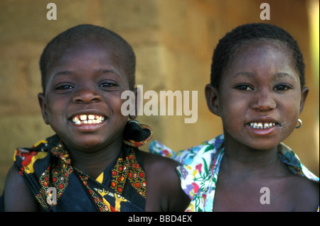 Nyanja children lake niassa mozambique Stock Photo