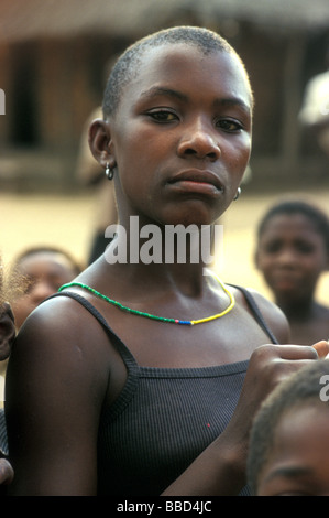 yao village scene Lichinga mozambique Stock Photo