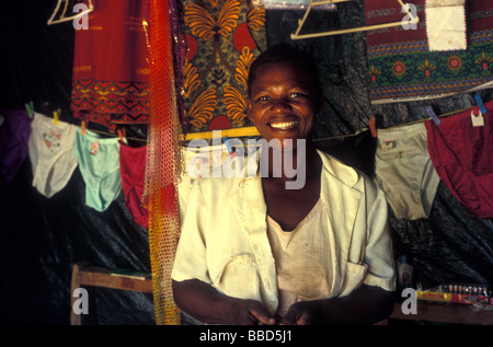 Nyanja woman lake niassa mozambique Stock Photo