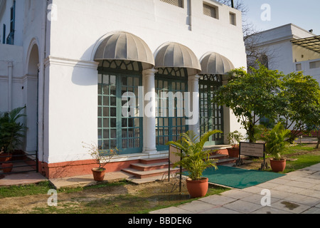 Gandhiji’s room at the Gandhi Smriti, where Gandhi spent his last 144 days, 5 Tees January Marg, New Delhi, Delhi, India Stock Photo