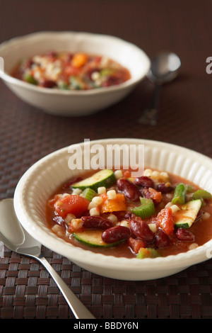 Minestrone Soup Stock Photo