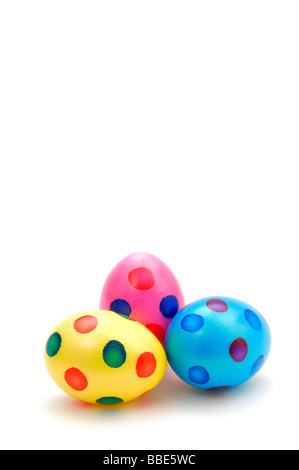 Coloured Easter eggs, symbolic picture for Easter Stock Photo