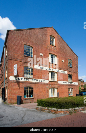 The Old Flour Mill, Queen Street, Emsworth, Hampshire, UK Stock Photo