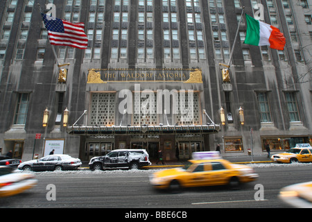 Waldorf-Astoria, hotel, Midtown, NYC, Manhattan, New York City, USA, United States of America Stock Photo