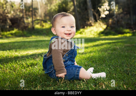 Portrait of Baby Boy Stock Photo