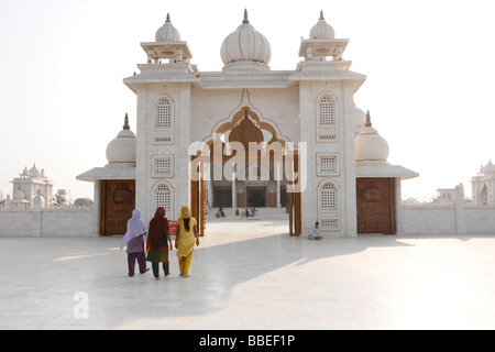 Newly built temple near Agra, Rajasthan, northern India, Asia Stock Photo