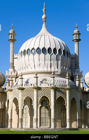 ENGLAND East Sussex Brighton Onion shaped dome of 19th Century Royal Pavilion designed in Indo- Saracenic style by John Nash Stock Photo