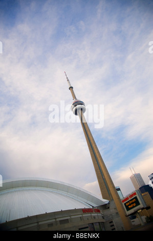 Rogers Centre and CN Tower, Toronto, Ontario, Canada