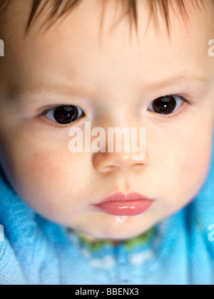 Seven month old baby boy Stock Photo