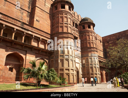 Amar Singh Gate Agra Fort Agra Uttar Pradesh India Stock Photo