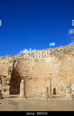 Judea Herodion built by Herod the Great as a fortified palace the Northern Portico Stock Photo