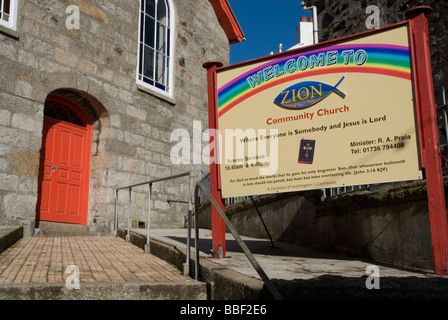 Zion Community Church, St Ives Cornwall Stock Photo