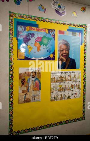 Poster in classroom MR  © Myrleen Pearson Stock Photo