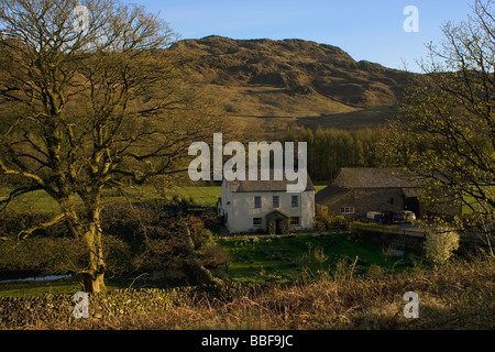 Farmhouse at Eskdale in the Lake District. Stock Photo