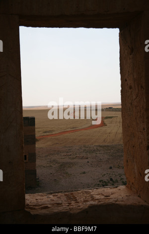 Roman Ruins of Qasr Ibn Wardan Syria Stock Photo