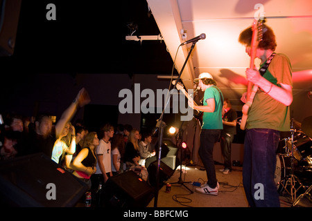 A rock band performing at Wynberg Sports Club Cape Town South Africa Stock Photo