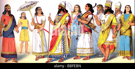 Assyrian Nobles and Royals Stock Photo: 24312205 - Alamy